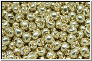 DP-4201, MIYUKI Tropfen, 3,4mm, silver, met., galv., duracoat, 10g