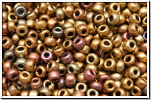 b�hm. Rocailles, 11/0, purple gold, met., satin, 10g