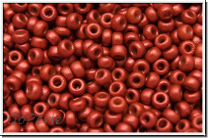 b�hm. Rocailles, 11/0, lava red, met., satin, 10g