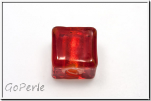 b�hm. Lampenperle, W�rfel, siam, trans., 1 Stk.