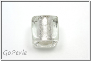 b�hm. Lampenperle, W�rfel, crystal, trans., 1 Stk.