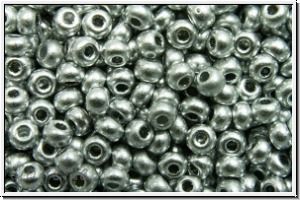 b�hm. Rocailles, 11/0, silver, met., satin, 10g