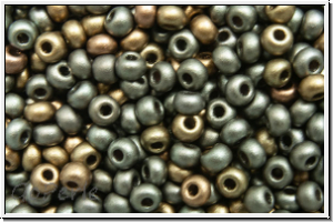 b�hm. Rocailles, 11/0, zink, met., iris., satin, 10g