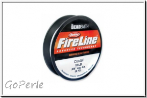 Fireline Beading Thread, F�delgarn, 10 LB, crystal, 50 yd