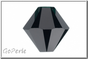 Swarovski� Bicone 5328, 6mm, 280 - jet, 5 Stk.