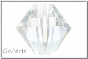 Swarovski� Bicone 5328, 4mm, 001MOL - crystal, moonlight, 25 Stk.