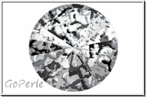 Swarovski� Rivoli 1122, 14mm, 001BLAPA - crystal, black patina, foiled, 1 Stk.