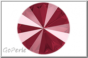 Swarovski� Rivoli 1122, 14mm, 001DKRD - crystal, dark red, backed, 1 Stk.
