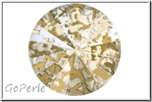 Swarovski� Rivoli 1122, 14mm, 001GOLPA - crystal, gold patina, foiled, 1 Stk.