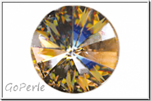 Swarovski� Rivoli 1122, 12mm, 001GSHA - crystal, golden shadow, foiled, 1 Stk.