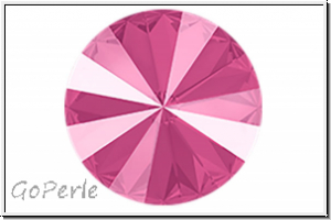 Swarovski� Rivoli 1122, 12mm, 001L113S - crystal, peony pink, backed, 1 Stk.