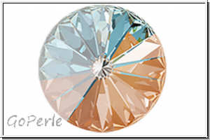Swarovski� Rivoli 1122, 14mm, 001L140D - crystal, peach DeLite, backed, 1 Stk.