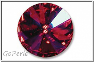 Swarovski� Rivoli 1122, 12mm, 502GLBL - fuchsia glacier blue, foiled, 1 Stk.