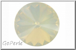 Swarovski� Rivoli 1122, 14mm, 383 - light grey opal, foiled, 1 Stk.