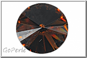 Swarovski� Rivoli 1122, 12mm, 220 - smoked topaz, foiled, 1 Stk.