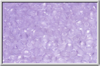 B�hm. Glasschliffperle, feuerpol., 3mm, violet, trans., 50 Stk.
