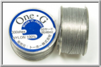 TOHO OneG Beading-Thread F�delgarn, light grey, 1 Spule