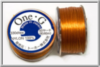 TOHO OneG Beading-Thread F�delgarn, orange, 1 Spule