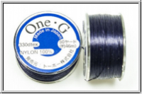 TOHO OneG Beading-Thread F�delgarn, navy, 1 Spule
