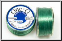TOHO OneG Beading-Thread F�delgarn, mint green,1 Spule