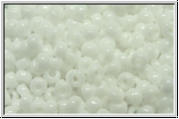 RR-11-0402, MIYUKI Rocailles, 11/0, white, op., 10g