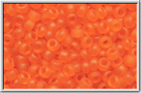 RR-11-0138f, MIYUKI Rocailles, 11/0, orange, trans., matte, 10g