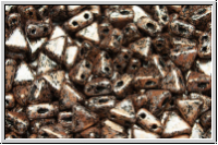 KHEOPS� PAR PUCA�, 6x5mm, black, op., lt. copper, tweedy, 50 Stk.