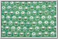 b�hm. Glaswachsperlen, 4mm, mint green, shiny, 50 Stk.