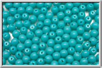 b�hm. Glaswachsperlen, 3mm, turquoise, 50 Stk.
