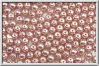 b�hm. Glaswachsperlen, 3mm, light violet, shiny, 50 Stk.