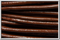Lederband, 2mm, rund, saddle brown, Rind, 1m