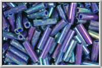 MBU-2-1899, MIYUKI Bugles, Nr. 2 (6mm), purple, midnight, met., 10 g