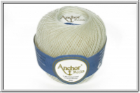 H�kelgarn "ANCHOR", St�rke 20, Farbe 09002, creme, 50g