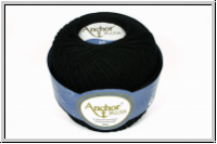 H�kelgarn "ANCHOR", St�rke 20, Farbe 00403, schwarz, 50g