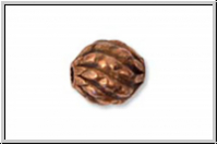 Spacer "Pineapple" VINTAJ, 7,5x7mm, antikkupferfb., Messing, 1 Stk.