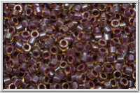 DB0061, MIYUKI Delica, 11/0, crystal, trans., wine-ld., AB, 5g