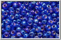 RR-11-1020, MIYUKI Rocailles, 11/0, cobalt, trans., silver-ld., AB, 10g