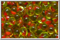 DPF-28, MIYUKI Tropfen, 3,4mm, chartreuse, trans., red-ld., 10g
