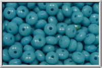 b�hm. Schliffperle, Donut, 2x3mm, aqua, op., 30 Stk.