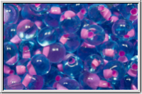 DPF-19, MIYUKI Tropfen, 3,4mm, blue, lt., trans., electric peach-ld., 10g