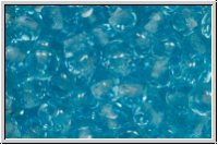 b�hm. Schliffperle, Donut, 3x5mm, aqua, trans., 30 Stk.