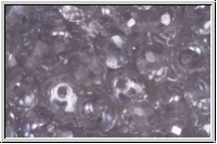 b�hm. Schliffperle, Donut, 4x6mm, violet, trans., luster, 20 Stk.