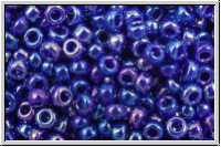 RR-11-0484, MIYUKI Rocailles, 11/0, cobalt, op., AB, 10g