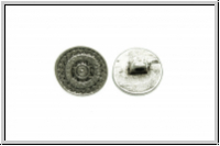 Knopf "Vikings", 14mm, antiksilberfb., Metall, 1 Stk.