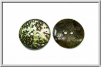 Knopf "Bl�mchen", 22mm, green, Perlmutt, 1 Stk.