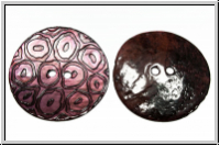 Knopf "Organic", 34mm, pink, Perlmutt, 1 Stk.