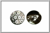 Knopf "Organic", 22mm, natur, Perlmutt, 1 Stk.