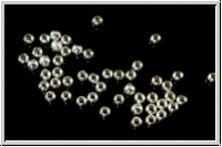 Quetschperlen, rund, 1,8mm, silberfb., 925er Silber, 25 Stk.