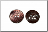 Knopf "Organic", 22mm, pink, Perlmutt, 1 Stk.