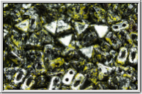 KHEOPS� PAR PUCA�, 6x5mm, black, op., yellow, tweedy, 50 Stk.